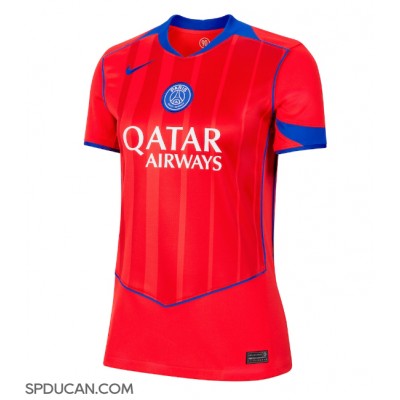 Zenski Nogometni Dres Paris Saint-Germain Marquinhos #5 Rezervni 2025-26 Kratak Rukav Zenski Nogometni Dres Paris Saint-Germain Marquinhos #5 Rezervni 2025-26 Kratak Rukav